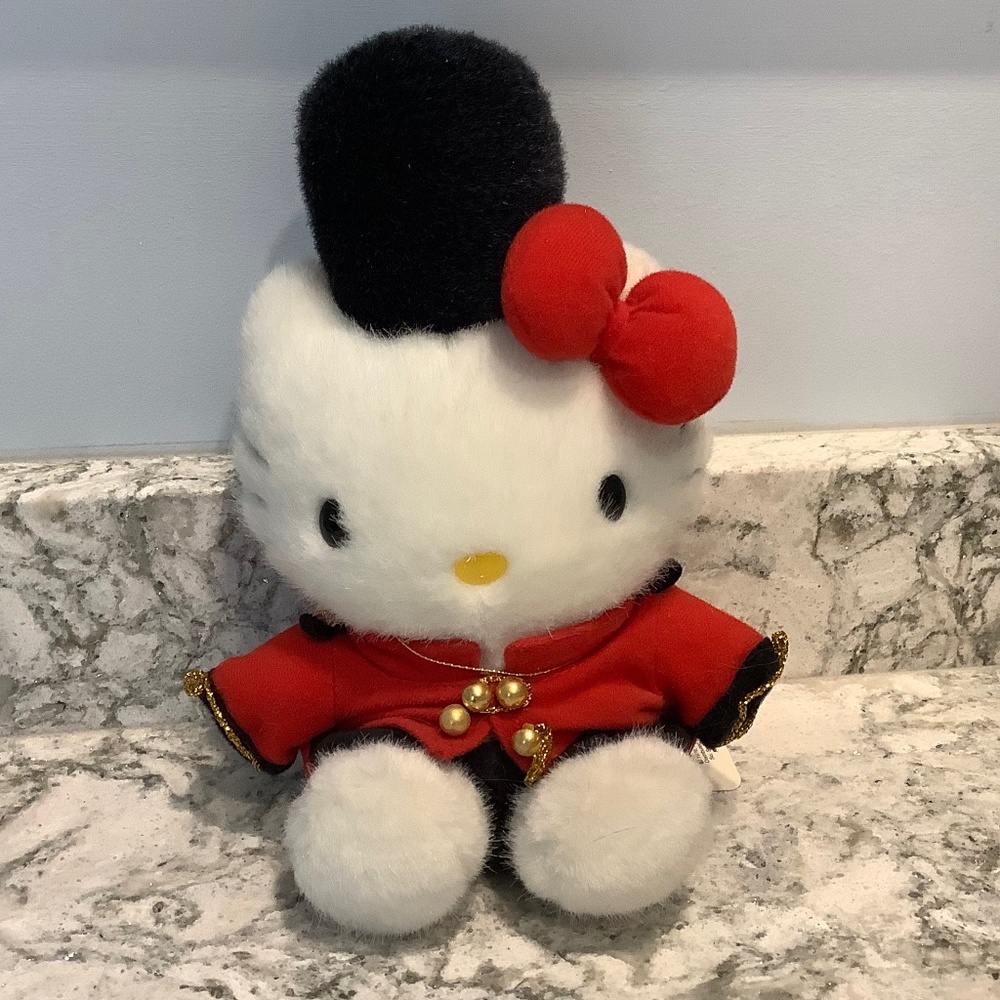 Vintage Sanrio Hello Kitty Beefeater plush